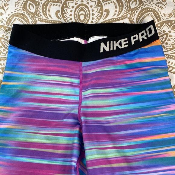 Nike Pro Rainbow Biker Short / Size-Small - Picture 3 of 7